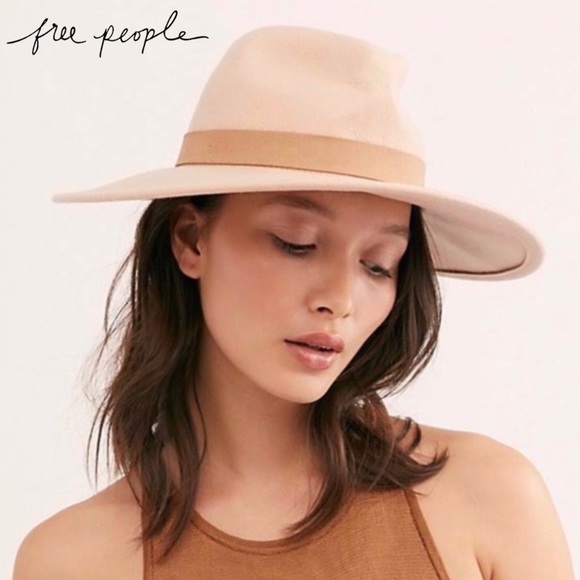 Free People Beaumont Suede Band Wool Felt Hat